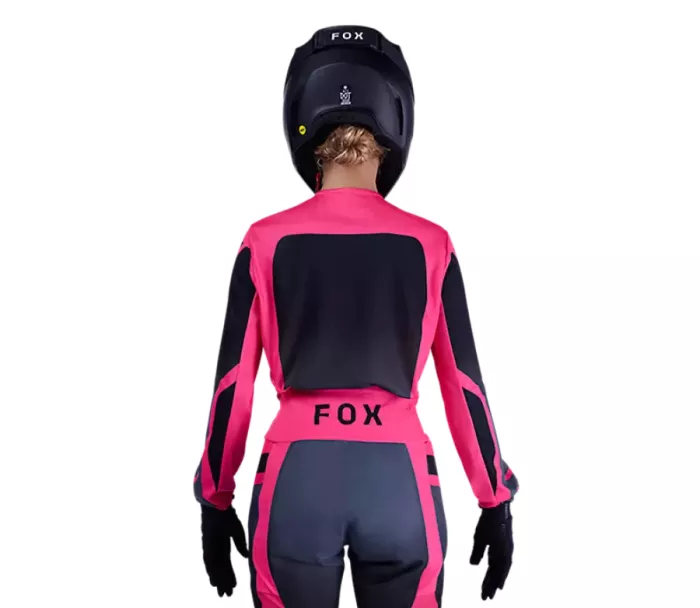 Fox 36324-285 Wmns 180 Shield Jersey, Black/Pink vel. XL
