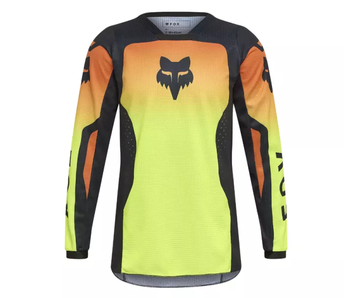 Fox 36328-130 Yth 180 Shield Jersey, Fluorescent Yellow vel. YM