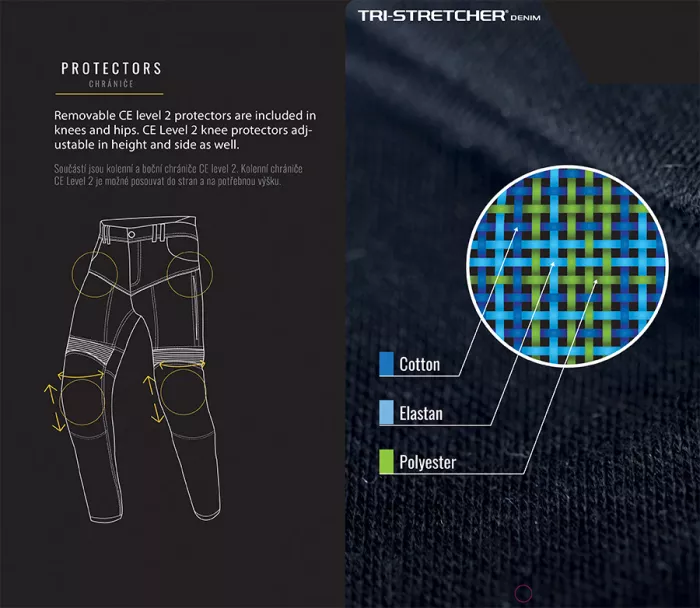 Trilobite Parado doublelayer AAAA slim fit ladies jeans blue level 2 vel. 28
