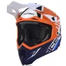 Helma na moto Acerbis X-Track orange/blue