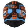 Detská motokrosová prilba Acerbis Impact Steel junior blue / red