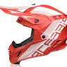 Motokrosová prilba Acerbis X-Track red / white
