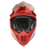 Motokrosová prilba Acerbis X-Track red / white