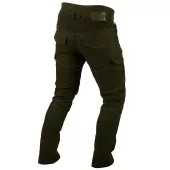 Kevlarové džínsy na moto Trilobite Acid Scrambler khaki 2.0