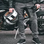 Kevlarové džínsy Trilobite 1664 Acid Scrambler grey vel. 30