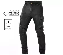 Pánske džínsy Trilobite Acid Scrambler 2.0 monolayer AAA black