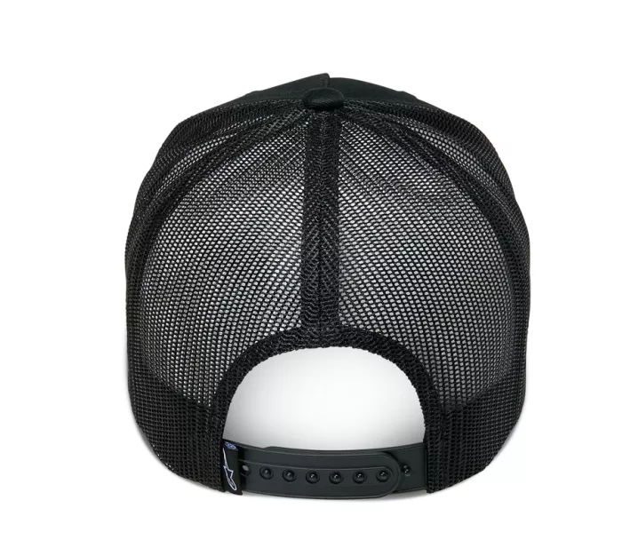 Šiltovka Alpinestars Ageless Trucker OS black/black