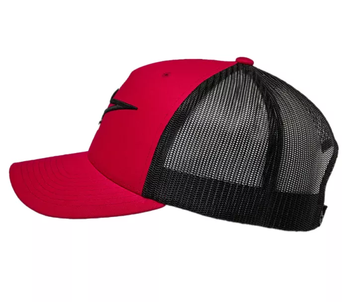 Šiltovka Alpinestars Ageless Trucker OS red/black
