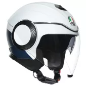 Helma na moto AGV ORBYT E2205 MULTI MATT LIGHT GREY/EBONY/WH vel. S