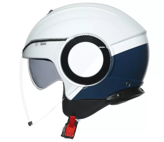 Helma na moto AGV ORBYT E2205 MULTI MATT LIGHT GREY/EBONY/WH vel. S