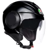 Helma na moto AGV ORBYT E2205 SOLID MATT BLACK vel. S