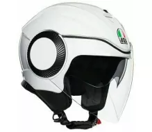 Helma na moto AGV ORBYT E2205 SOLID PEARL WHITE