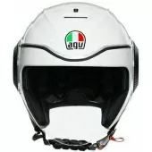 Helma na moto AGV ORBYT E2205 SOLID PEARL WHITE vel. XS