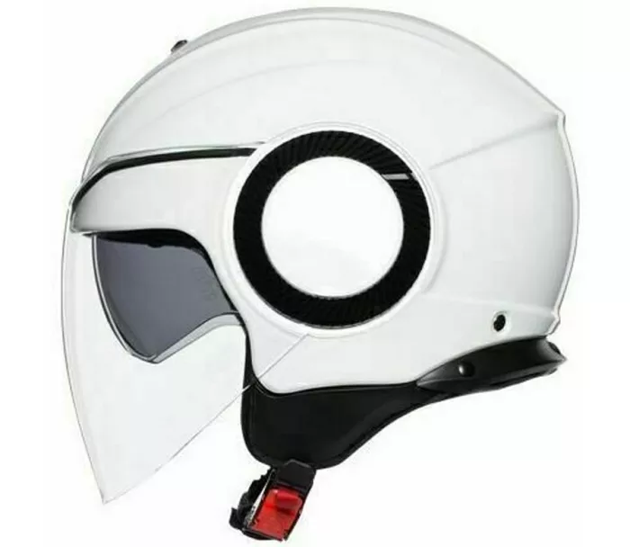Helma na moto AGV ORBYT E2205 SOLID PEARL WHITE vel. XS