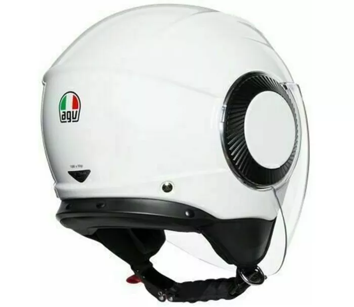 Helma na moto AGV ORBYT E2205 SOLID PEARL WHITE vel. XS