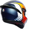Helma na moto AGV K1 AGV MULTI POWER MATT DARK BLUE/ORANGE/WH