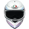 Helma na moto AGV K3 SV AGV MULTI MPLK SAKURA PEARL WHITE/PURPLE