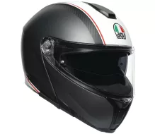 Helma na moto AGV SPORTMODULAR MULTI MPLK COVER MATT GUNMETAL/WHITE