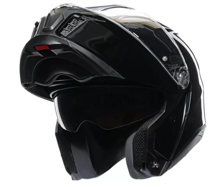 Helma na moto AGV TOURMODULAR SOLID MPLK BLACK