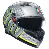 AGV K3 E2206 MPLK FORTIFY GREY/BLACK/YELLOW FLUO vel. XL