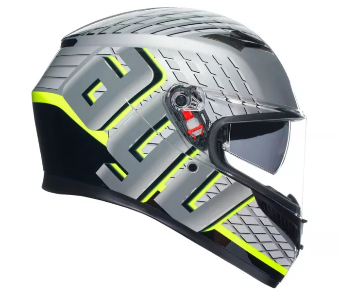 AGV K3 E2206 MPLK FORTIFY GREY/BLACK/YELLOW FLUO vel. XL