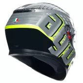 AGV K3 E2206 MPLK FORTIFY GREY/BLACK/YELLOW FLUO vel. XL