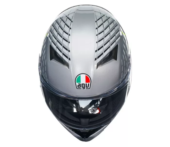 AGV K3 E2206 MPLK FORTIFY GREY/BLACK/YELLOW FLUO vel. XL