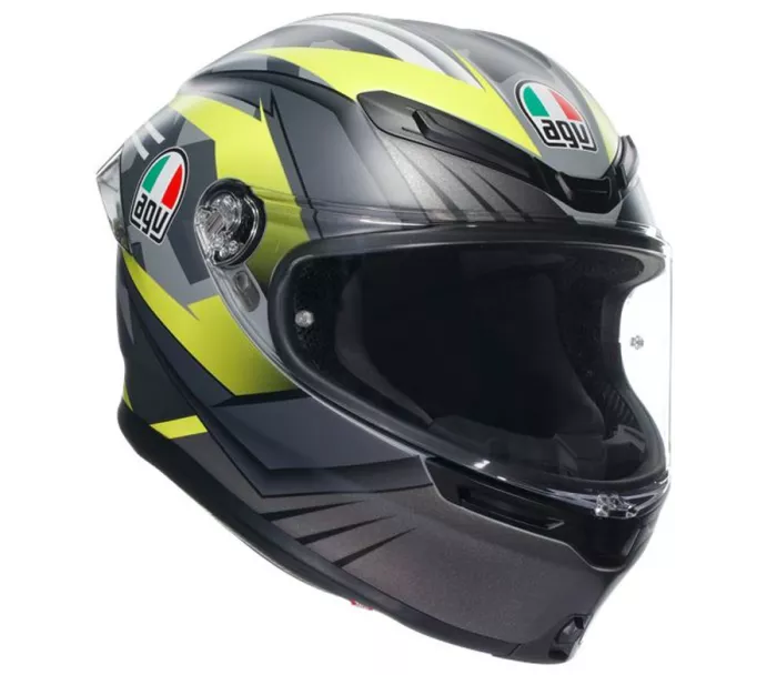 AGV K6 S E2206 MPLK EXCITE MATT CAMO/YELLOW FLUO vel. S