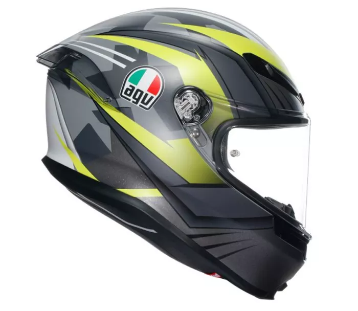 AGV K6 S E2206 MPLK EXCITE MATT CAMO/YELLOW FLUO vel. S