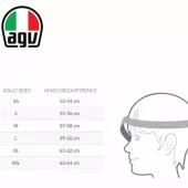 AGV K6 E2206 ERAZER BLACK/RED/YELLOW FLUO vel. S