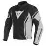 Bunda na motocykl Dainese AIR CRONO 2 TEX black/white/grey