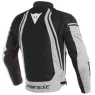 Bunda na motocykl Dainese AIR CRONO 2 TEX black/white/grey