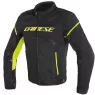 Bunda na moto Dainese AIR FRAME D1 TEX black/yellow fluo
