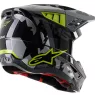 Motokrosová helma Alpinestars S-M5 Rover 2021 anthacite/yellow/camo
