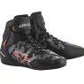 Topánky na motorku Alpinestars Faster-3 black / grey / camo red fluo