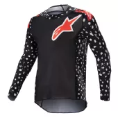 Detský motokrosový dres Alpinestars Youth Racer North black/red veľ. M