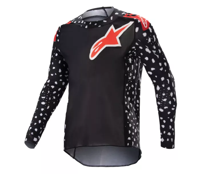 Detský motokrosový dres Alpinestars Youth Racer North black/red veľ. M