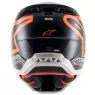 Motokrosová prilba Alpinestars S-M5 Compas 2021 black / orange fluo