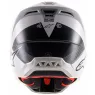 Motokrosová prilba Alpinestars S-M5 Rayon 2021 light grey / black / silver