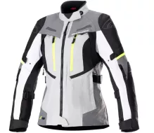 Dámská bunda na moto Alpinestars Stella Bogota Pro Drystar ice grey/dark grey vel. M