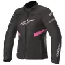 Dámska bunda na moto Alpinestars Stella T-Kira V2 Waterproof black/coral