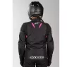 Dámska bunda na moto Alpinestars Stella T-Kira V2 Waterproof black/coral