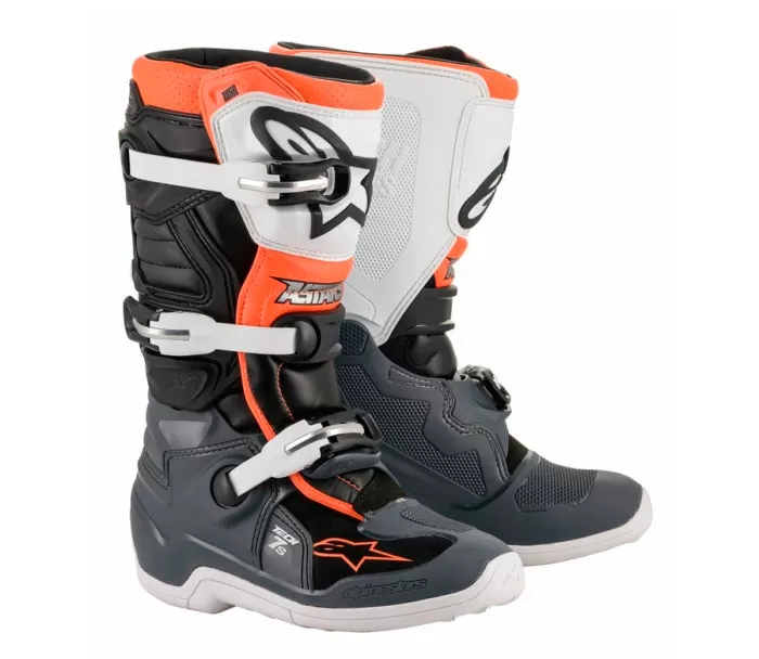 Detské motokrosové topánky Alpinestars Tech 7s black / grey / fluo