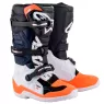 Detské motokrosové topánky Alpinestars Tech 7s 2021 Black / White / orange fluo