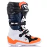 Detské motokrosové topánky Alpinestars Tech 7s 2021 Black / White / orange fluo
