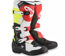 Motokrosové topánky Alpinestars Tech 3 black/white/red/fluo yellow