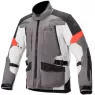 Bunda na motorku Alpinestars Valparaiso v3 Drystar dark gray/light gray/red