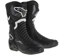 Topánky na motocykel Alpinestars SMX-6 V2 black / white veľ. 48