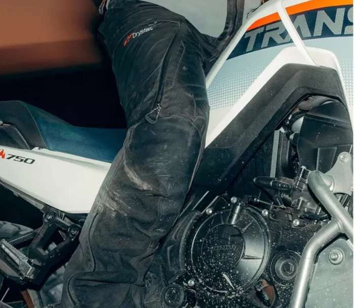 Dámske adventure nohavice Alpinestars Stella Andes V4 Drystar black