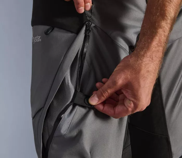 Nohavice na moto Alpinestars Andes V4 Drystar black/dark grey